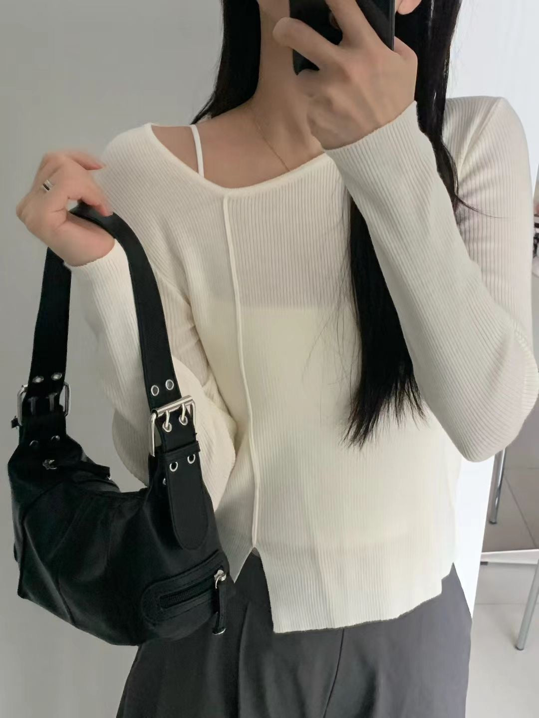 belt shoulder bag-2col