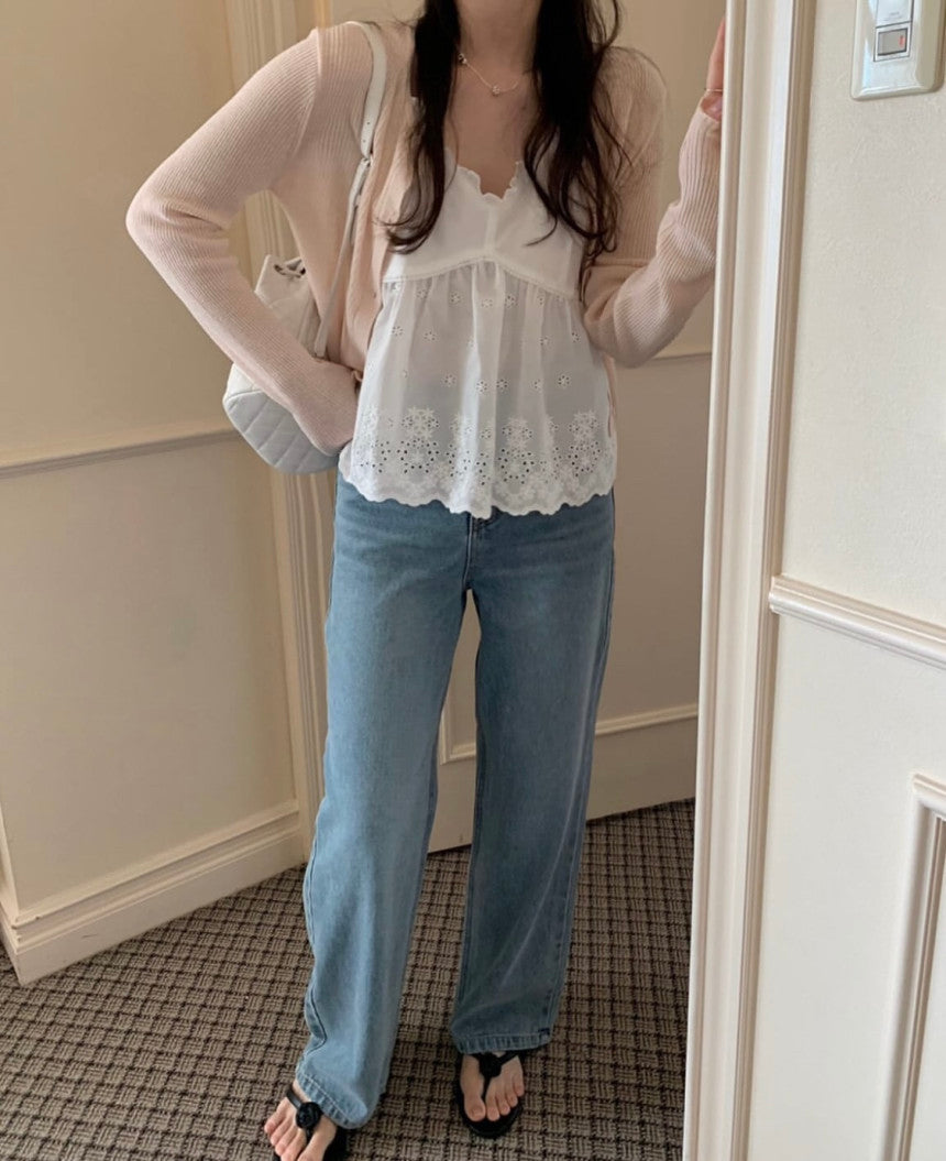 Mamonde linen cardigan-4col