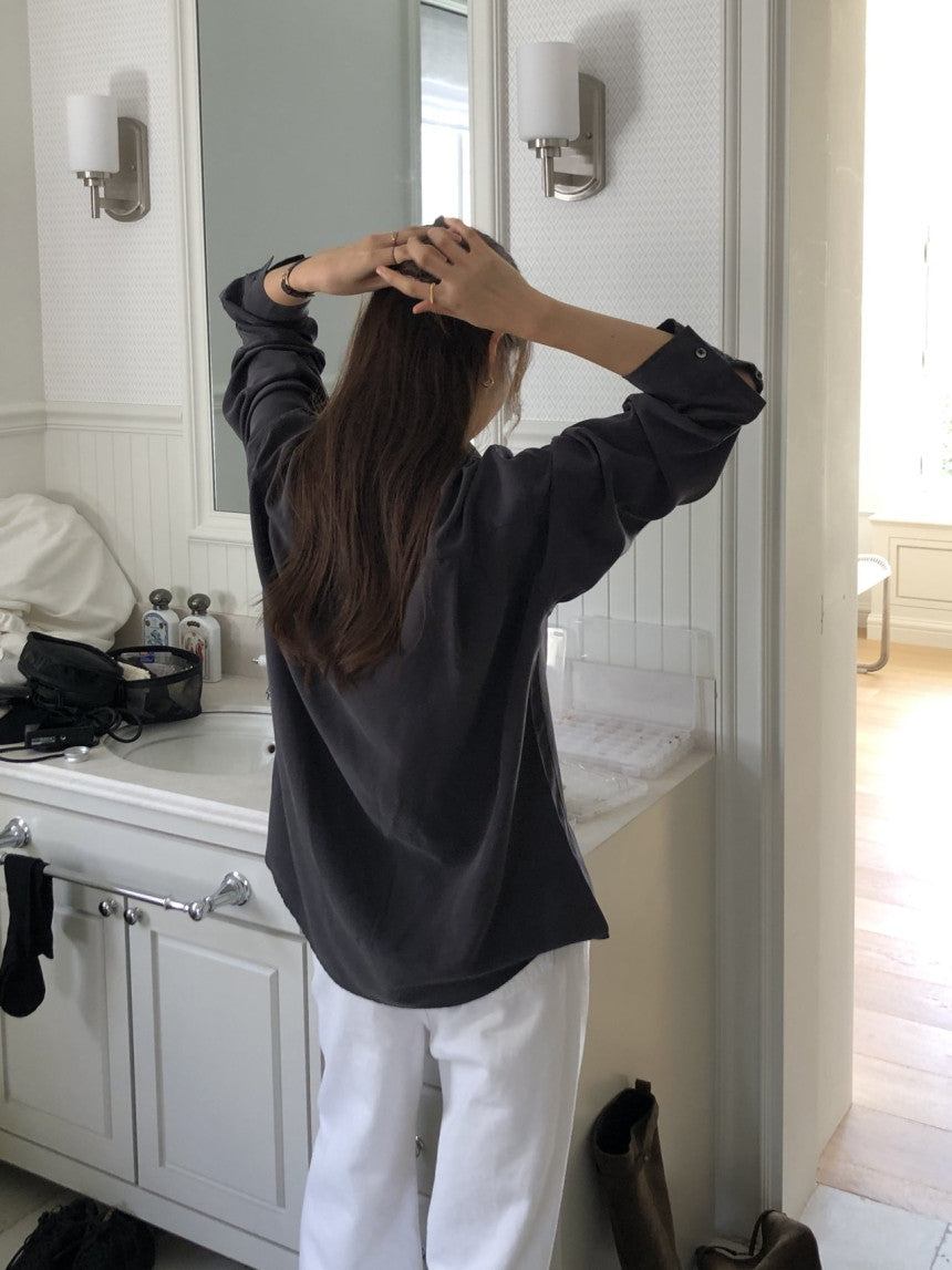 Lumiere napping tencel shirt-4col