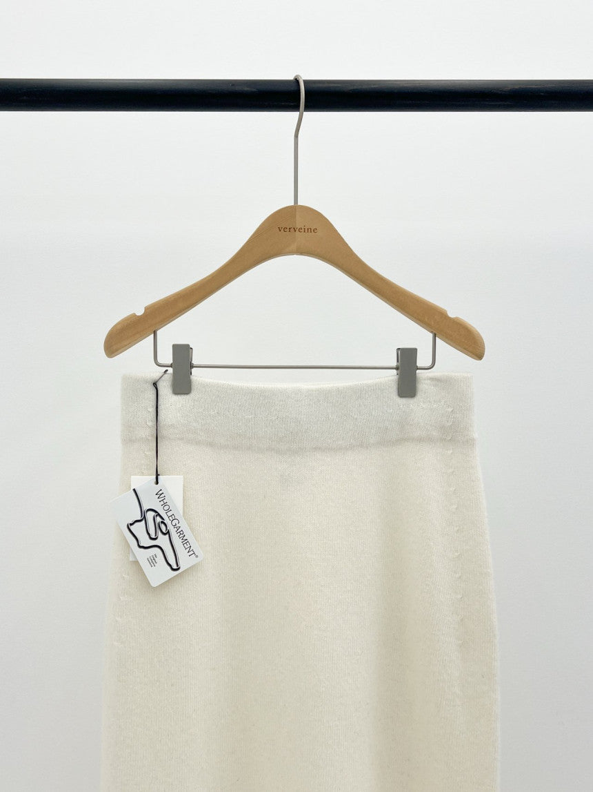 Amel wholegament cashmere knit skirt-3col