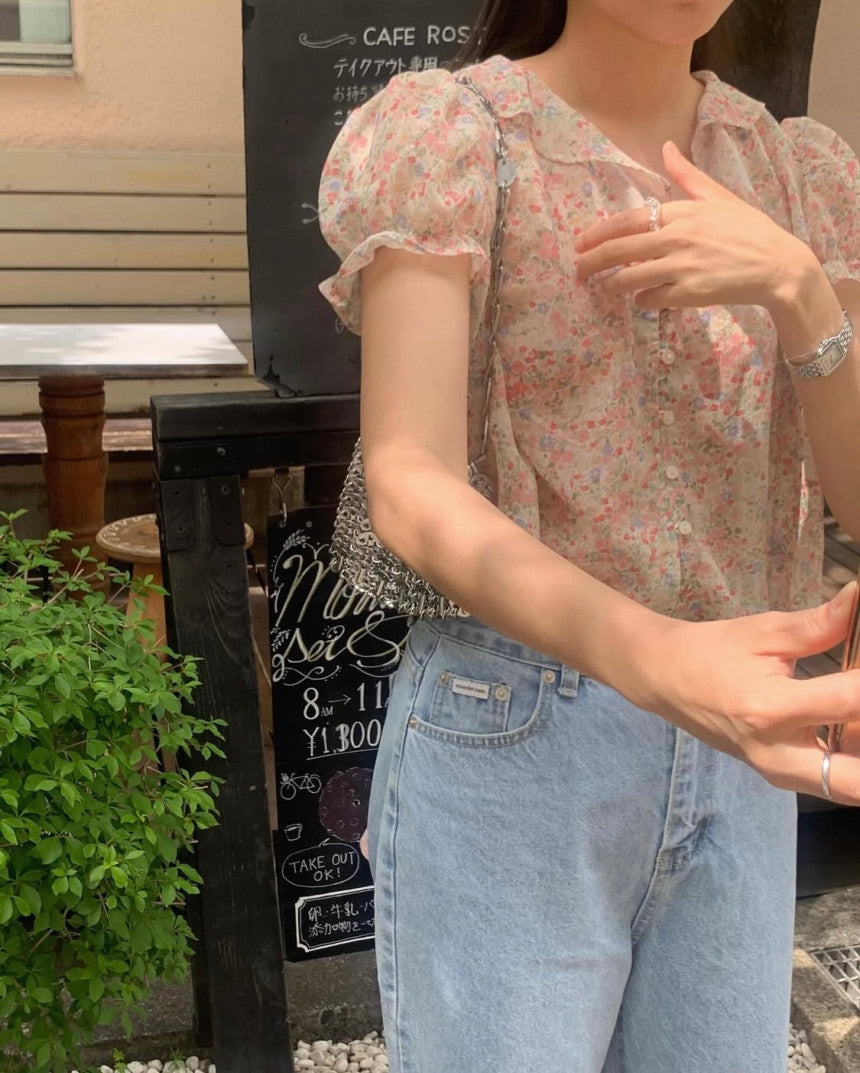 liter kiko flower blouse
