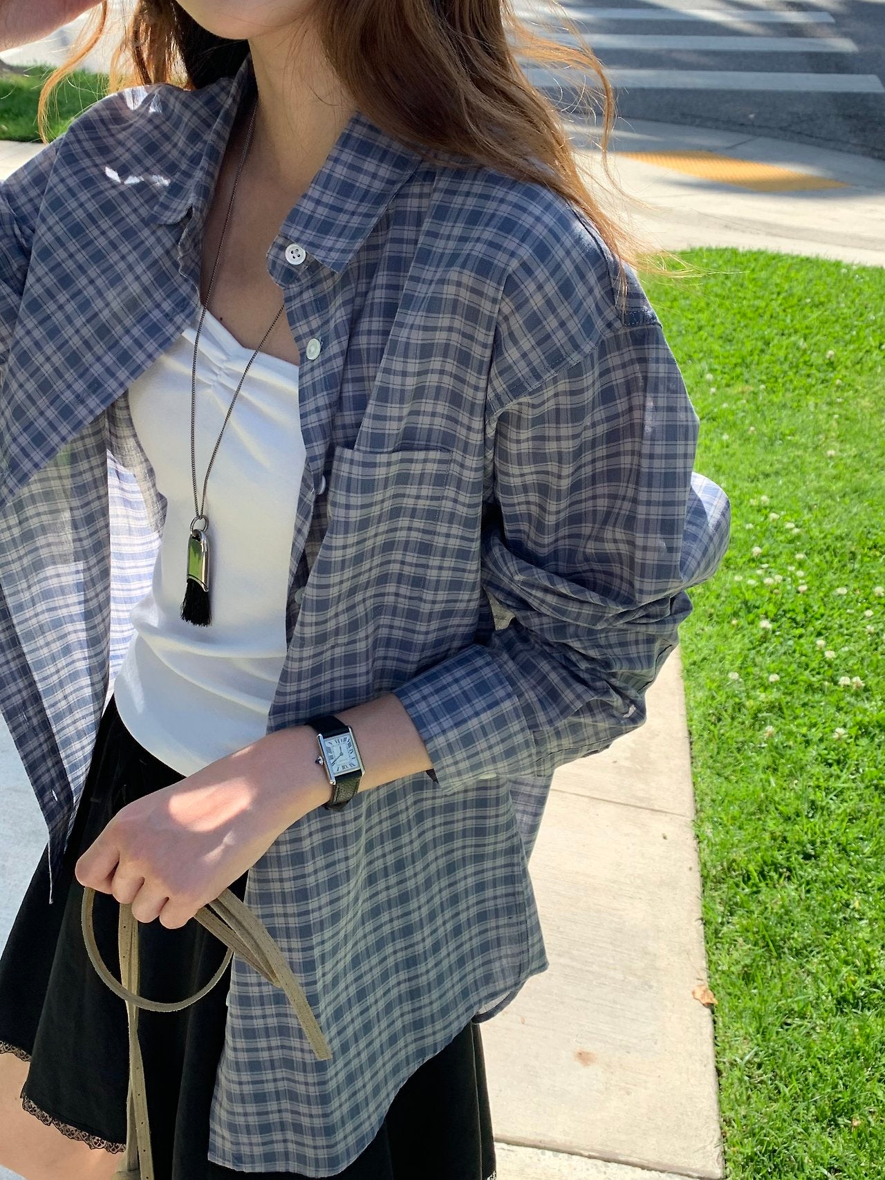 Halen check shirt-2col