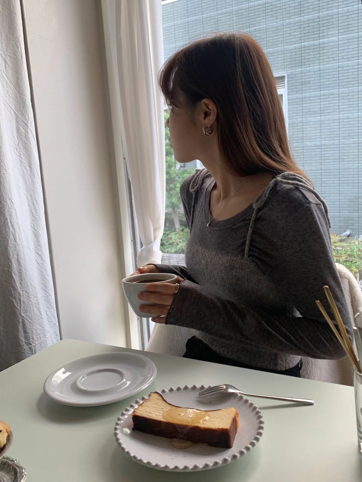 Ounce hairly alpaca bustier-2col