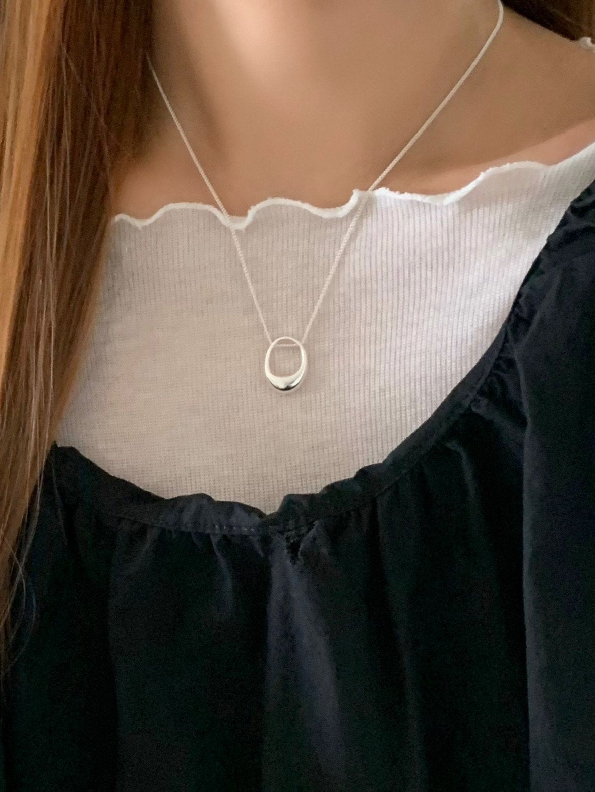 oval necklace