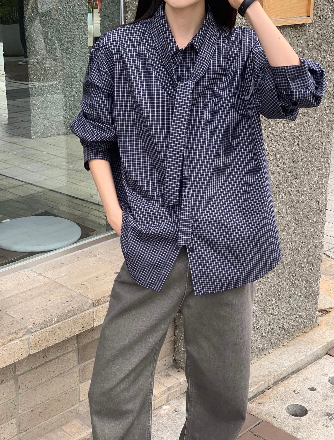 Rote tie shirt-2col