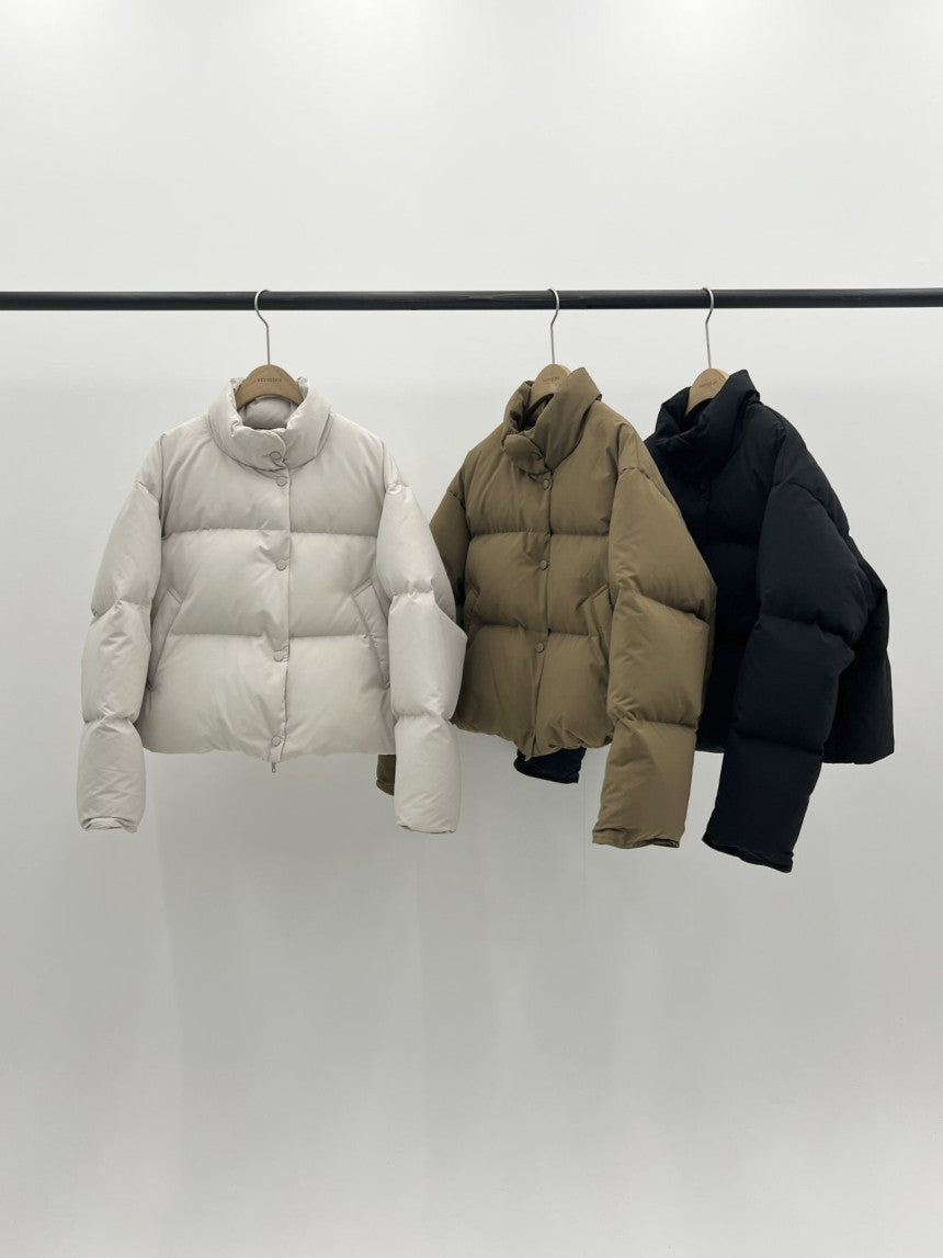 Basel duckdown short padding-3col