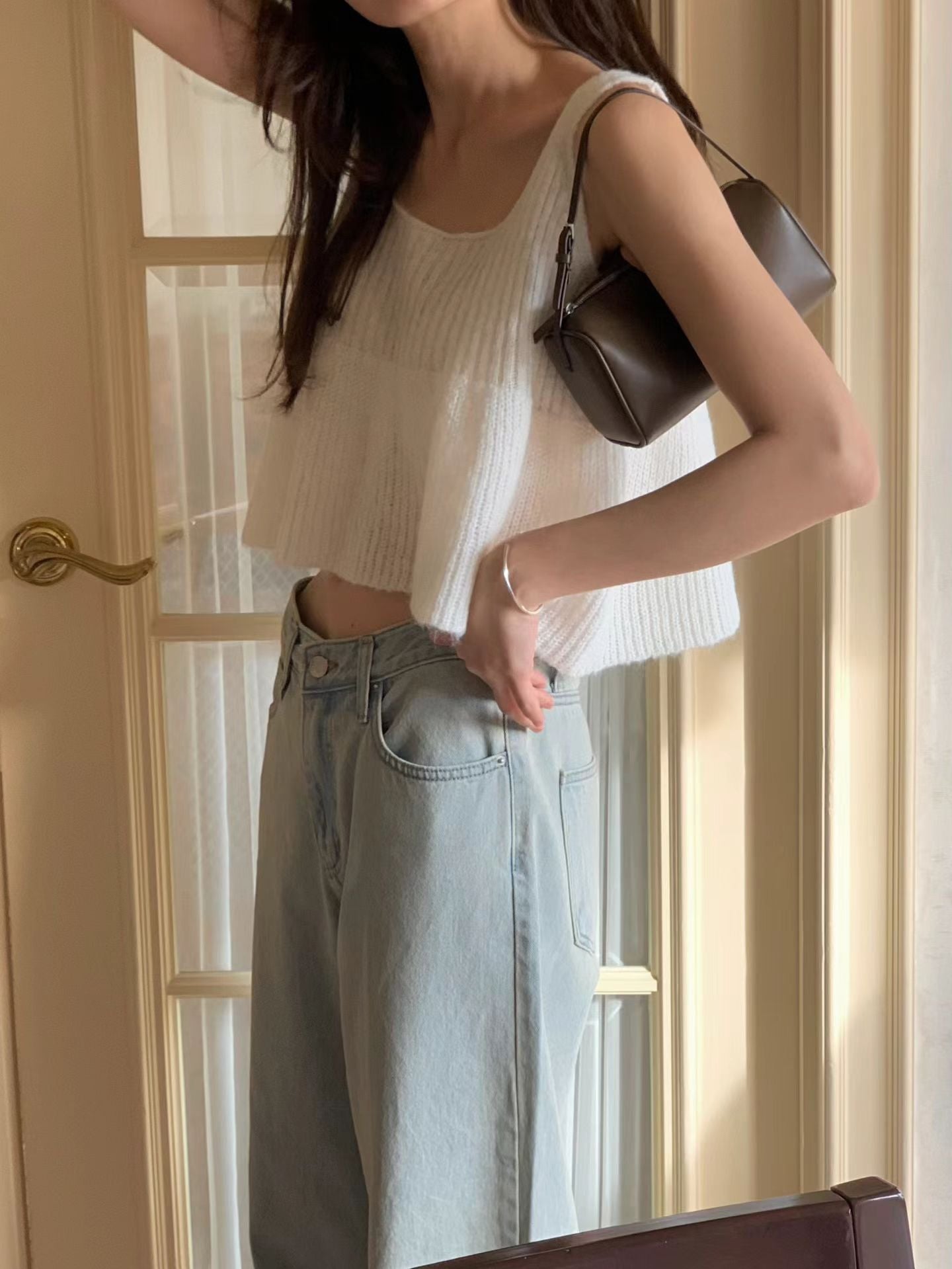 Ounce more knit bustier-2col