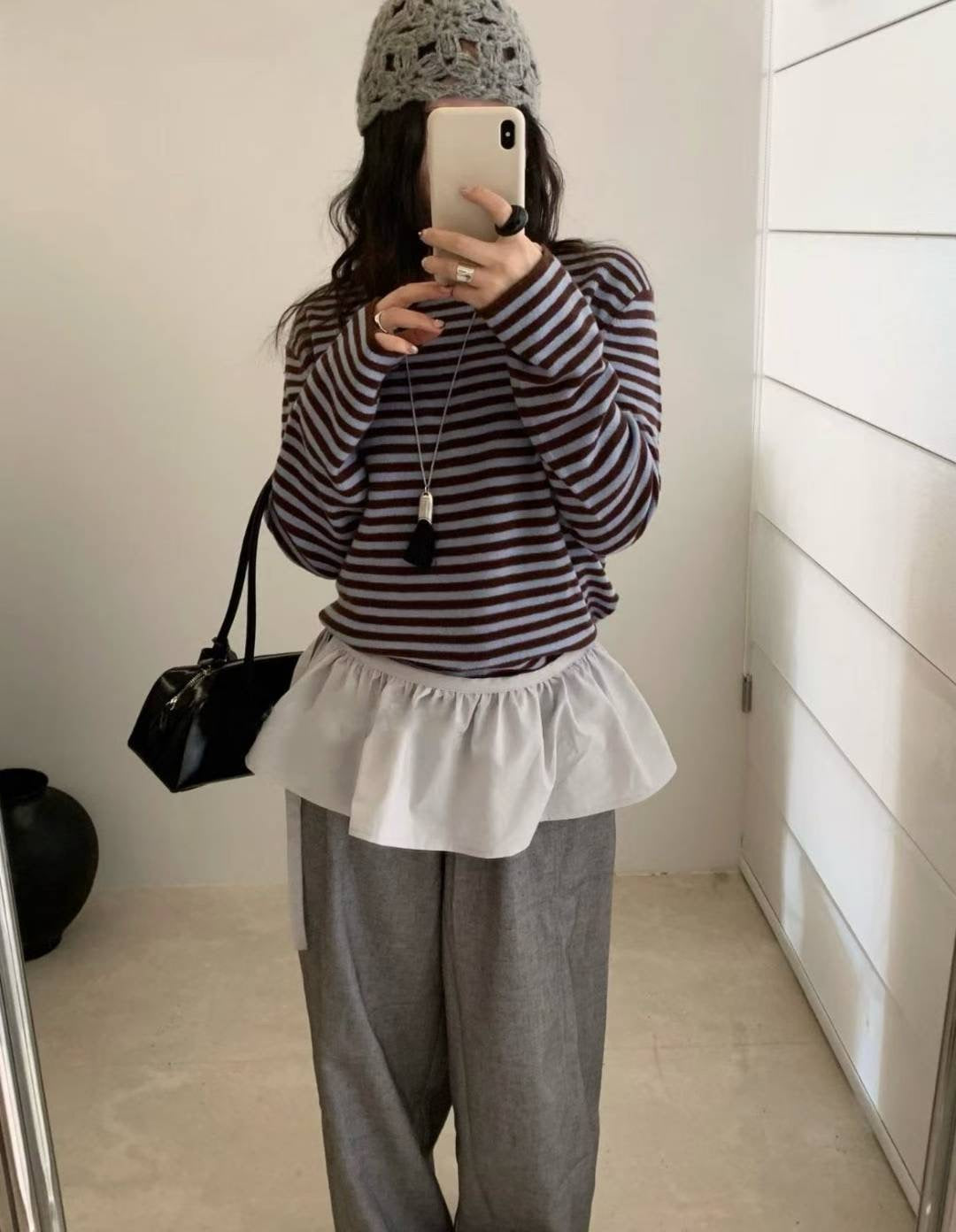 cash boat neck s.t knit-3col