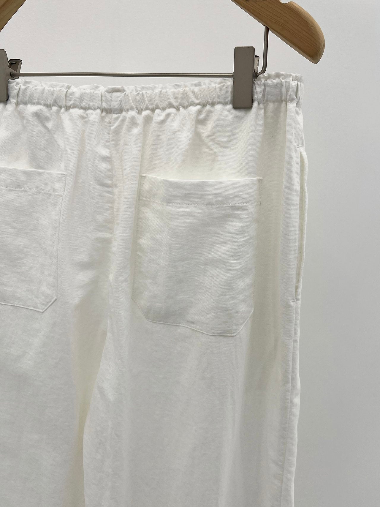 Sander semi wide banding pants-5col