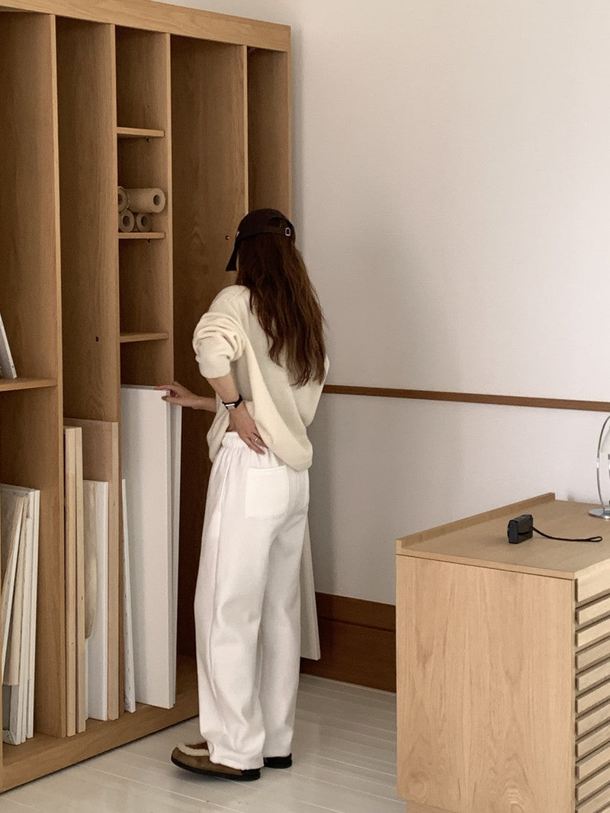 Elin cashmere wholega boat neck knit-4col