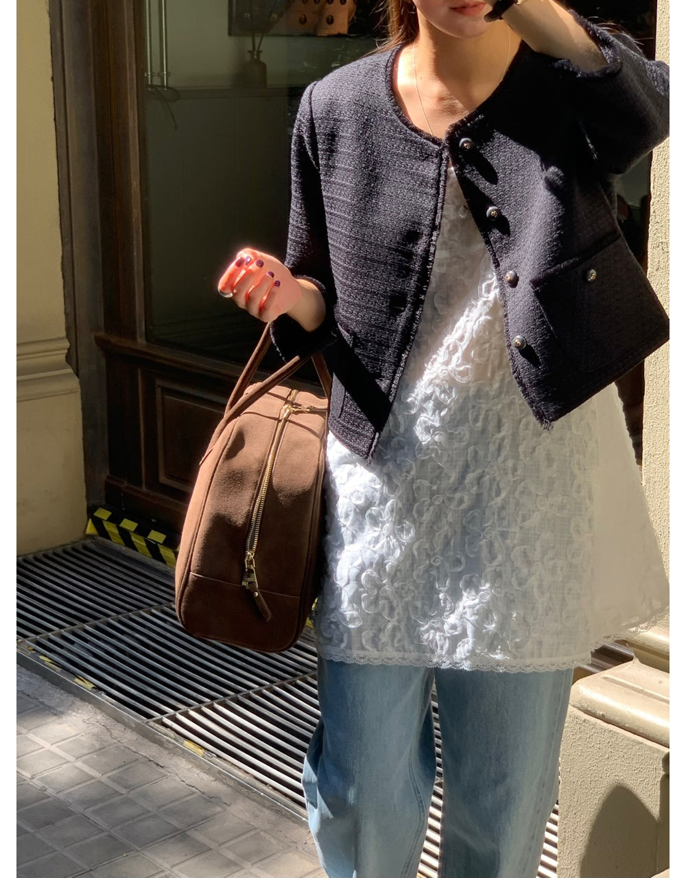 Alle tweed jacket-3col