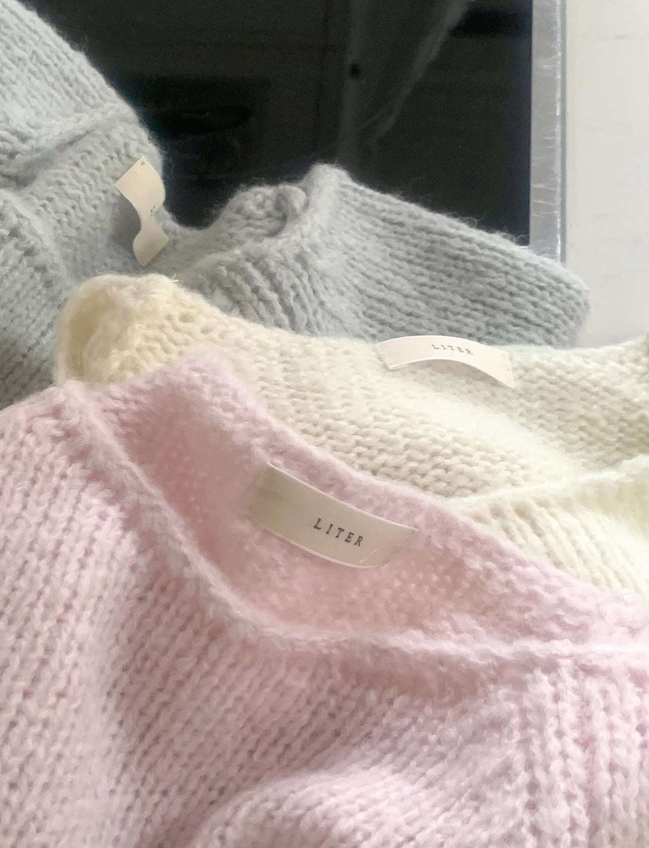 liter heary alpaca knit-3col