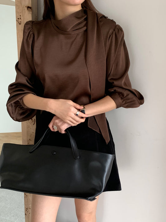 house tie blouse-3col