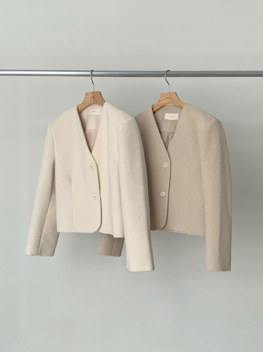 liter gloria wool jacket-2col