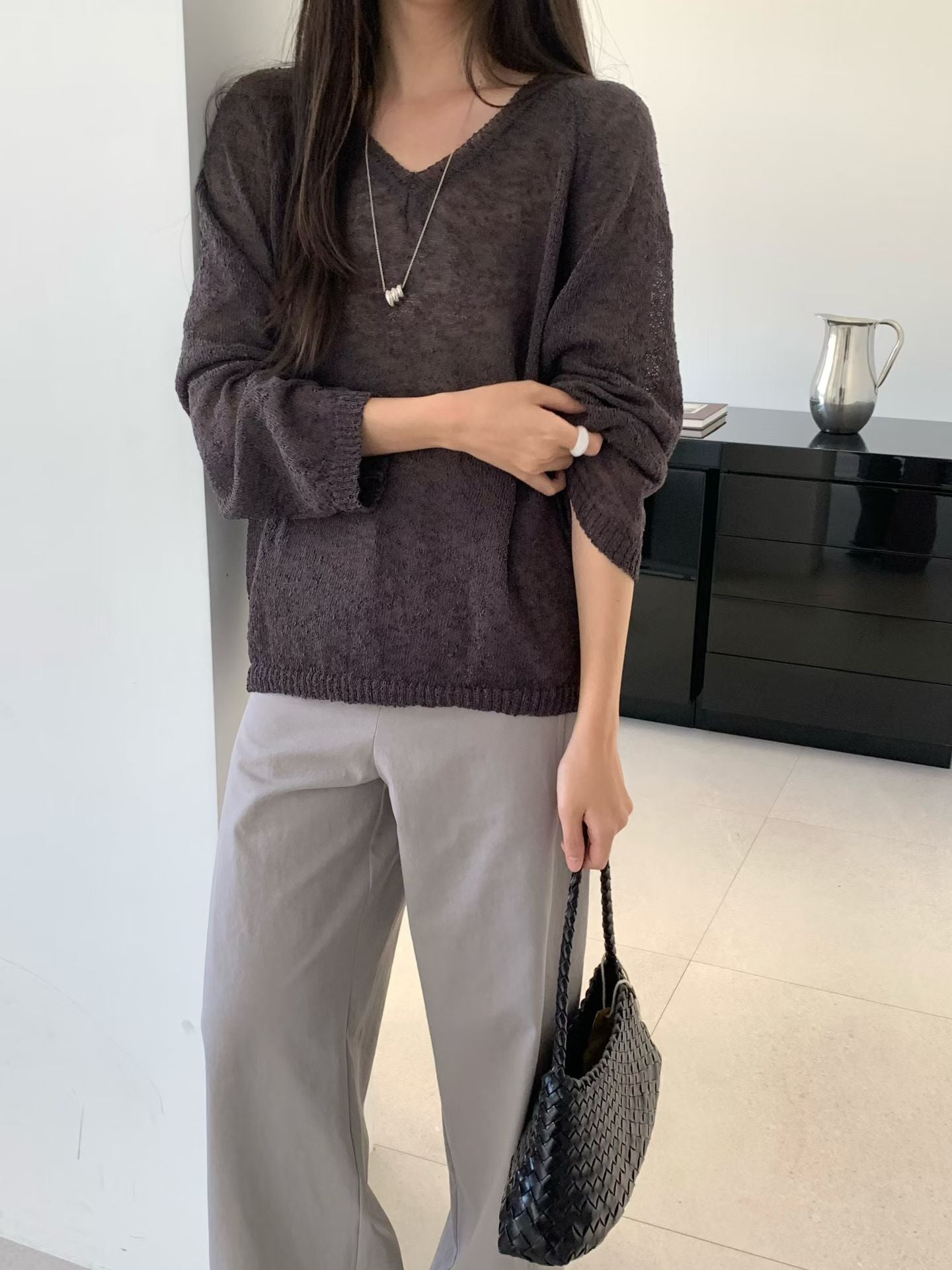 Barnet pullover knit-2col
