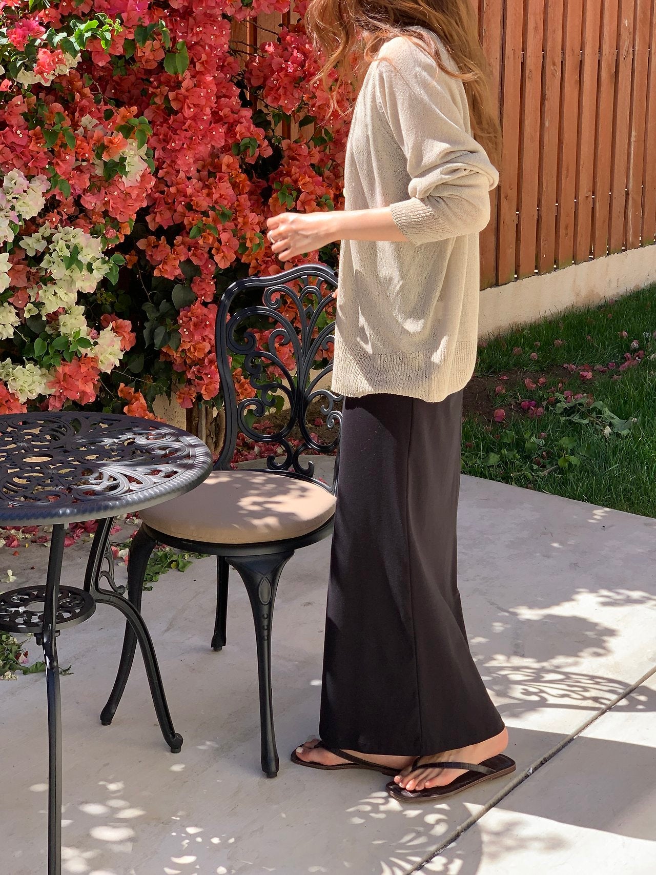 cream即納 Vera summer V-neck cardigan-2col