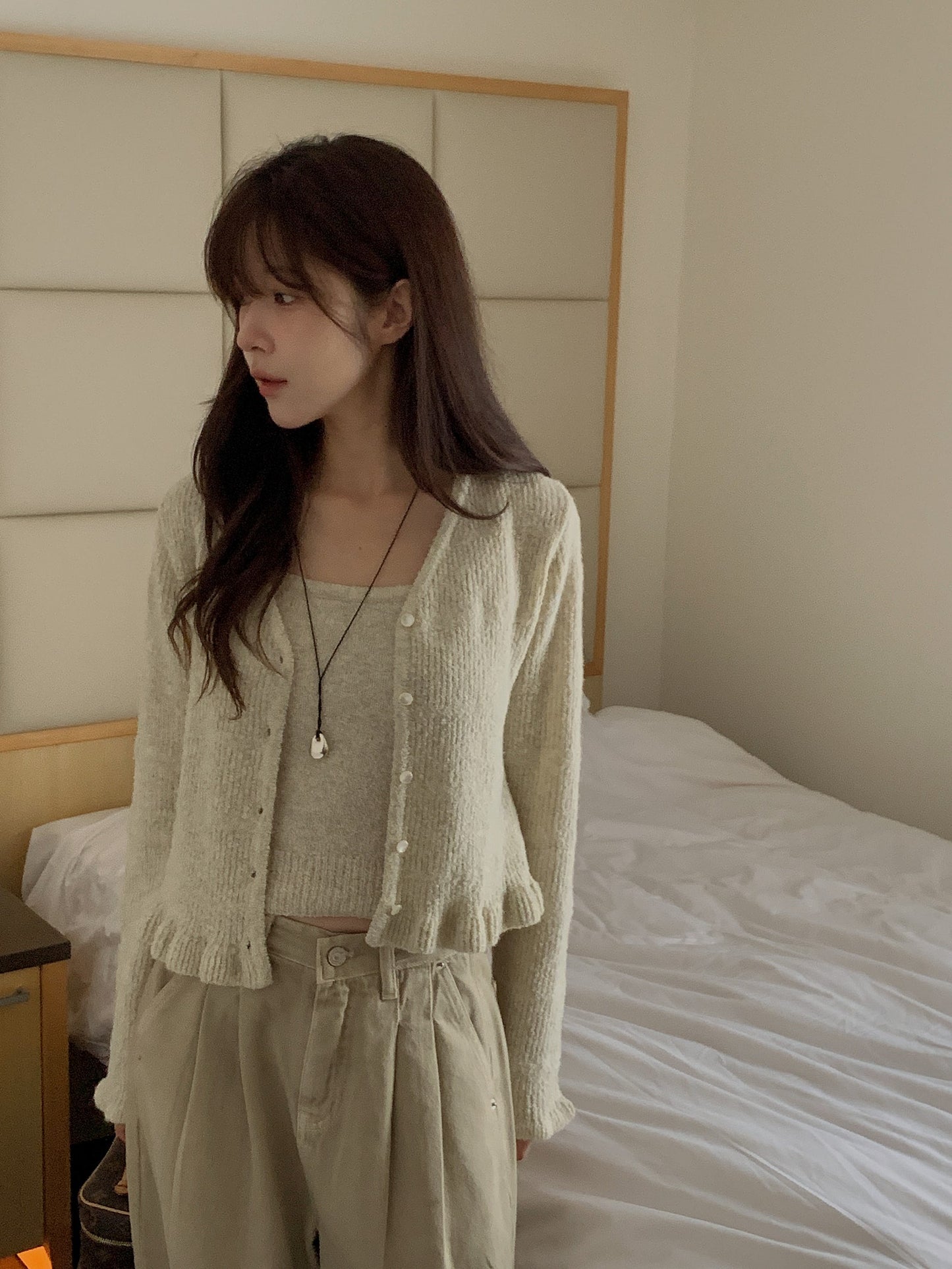 Corr bustier&cardigan-3col