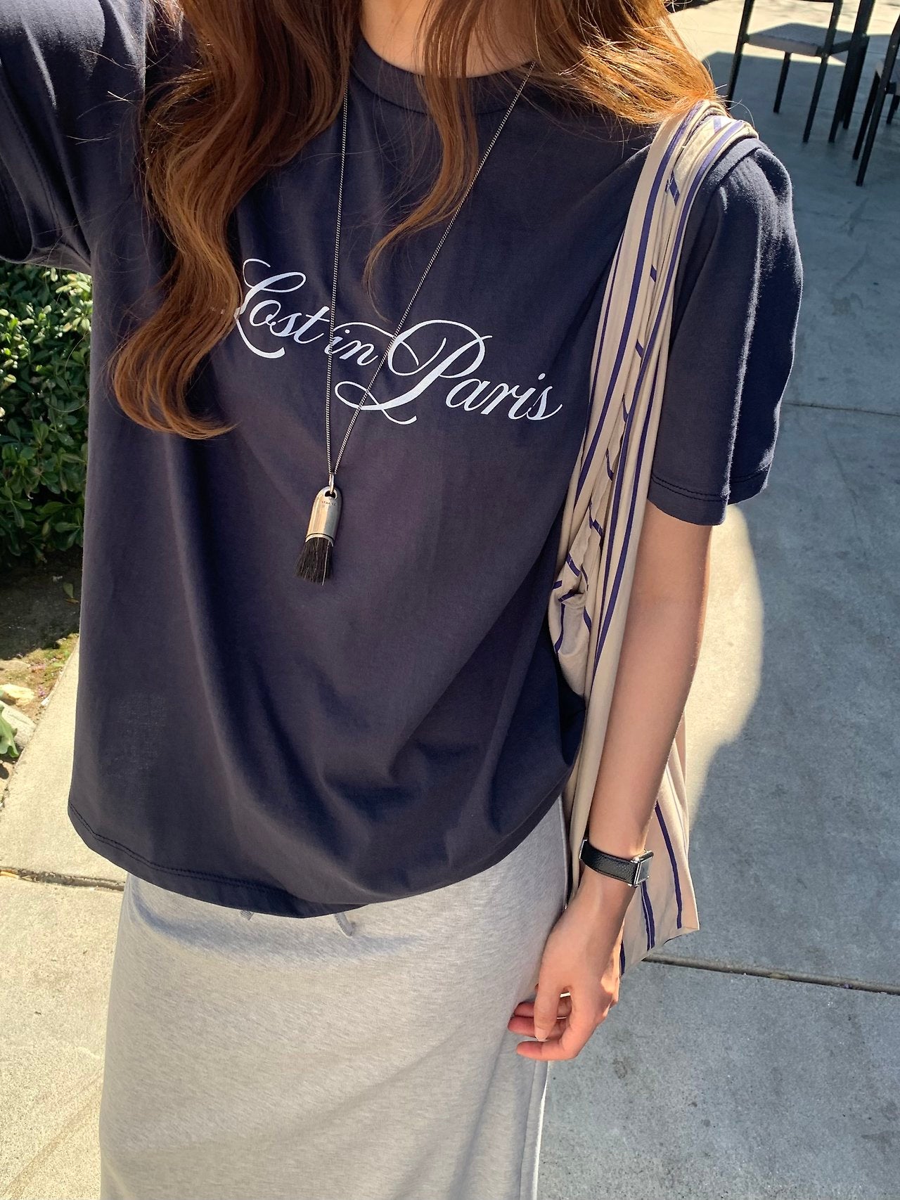 Lost in paris box fit T-3col