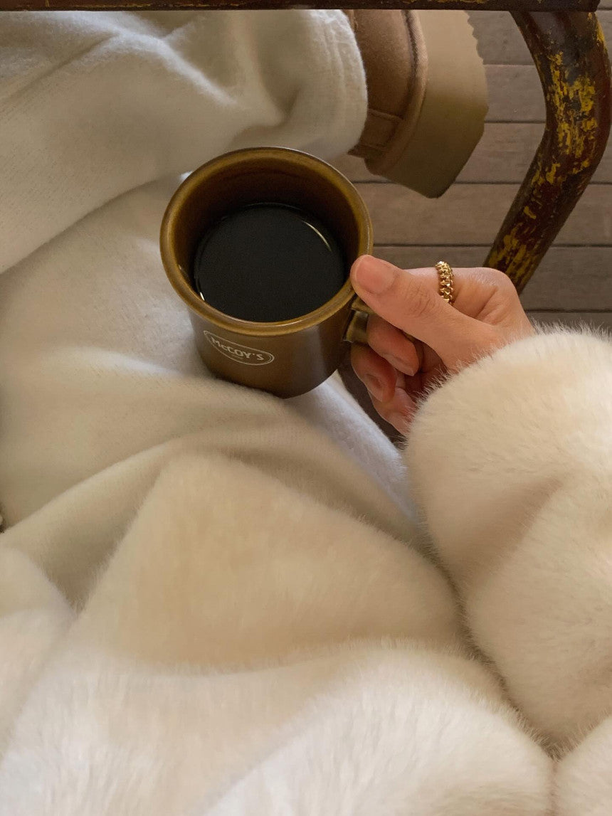 liter sand mink fur jacket-2col