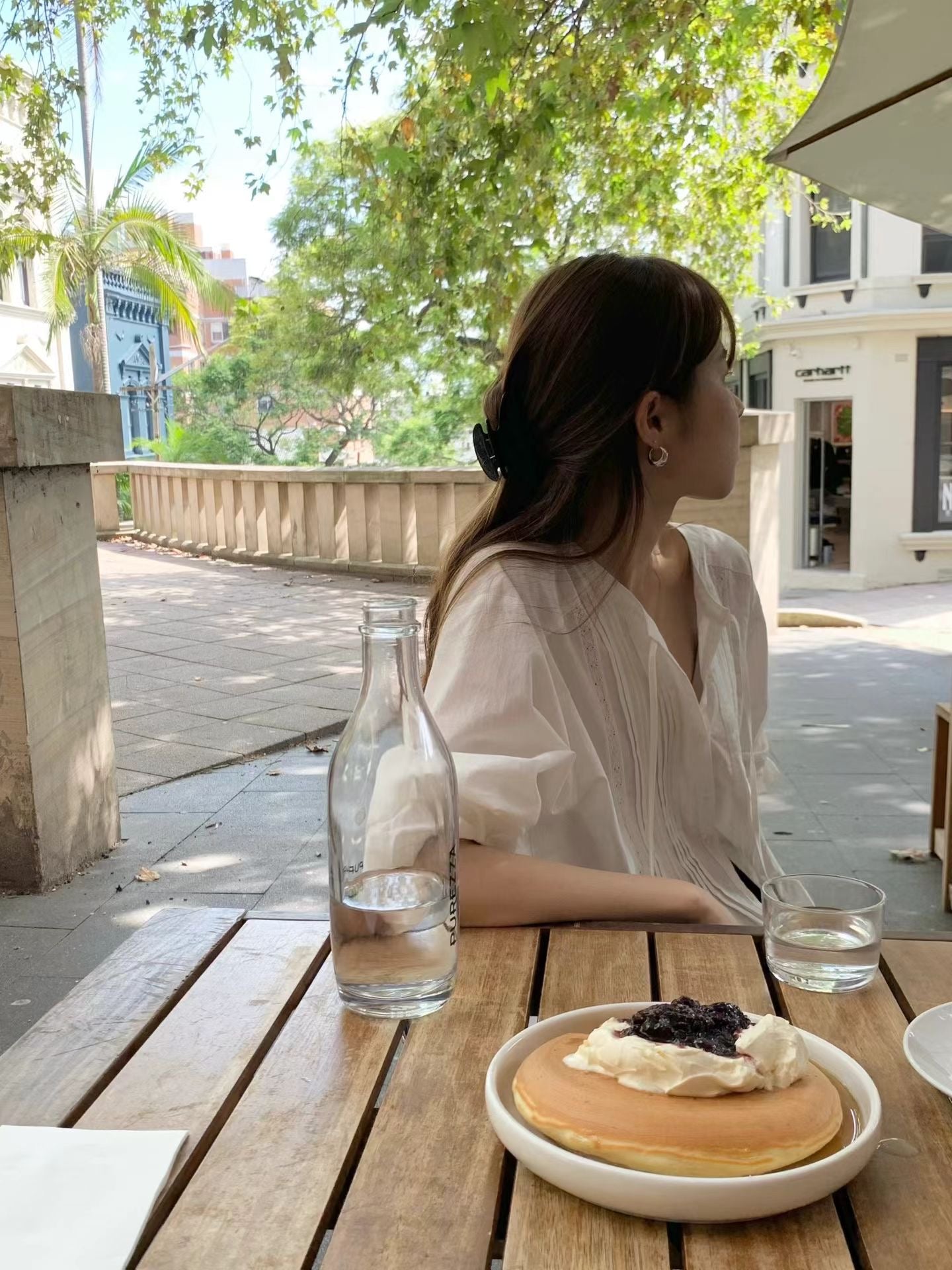 即納 Ounce kity pintuck blouse