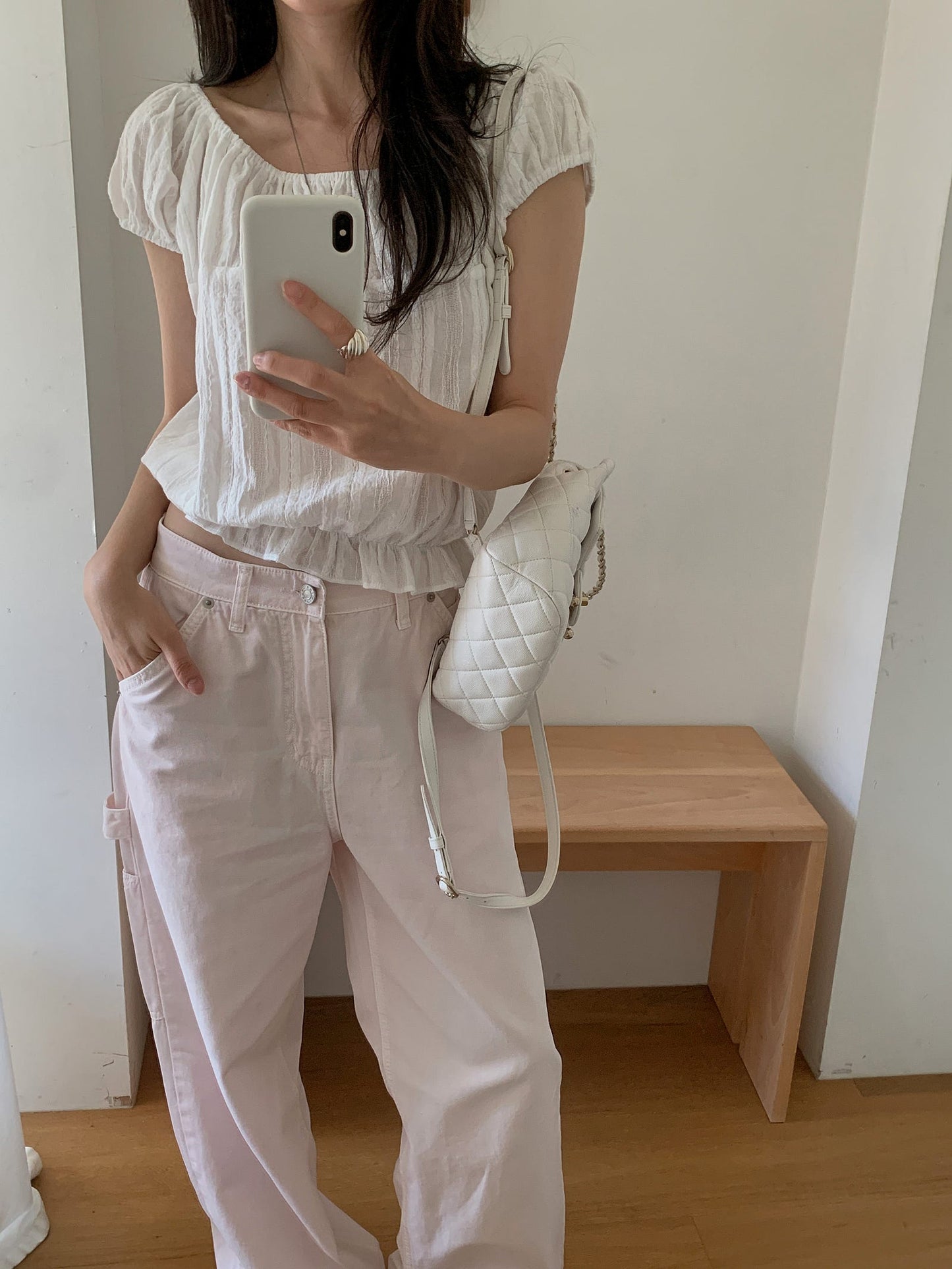 Carpenter dying denim