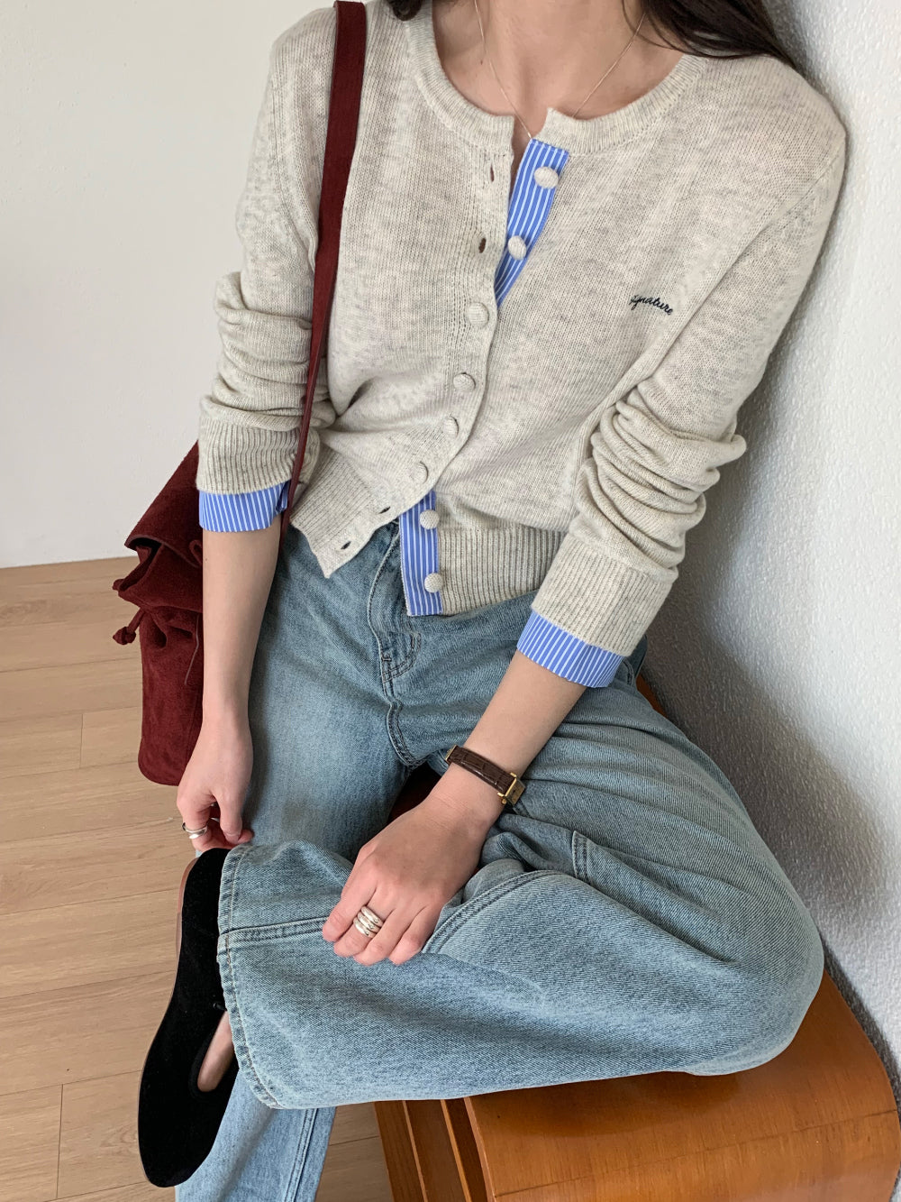 ami s.t cardigan-3col