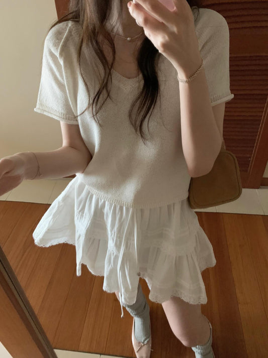 hanji v neck knit-3col