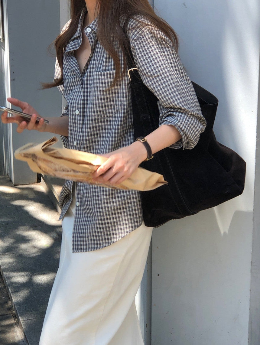 Paddington check shirt-2col
