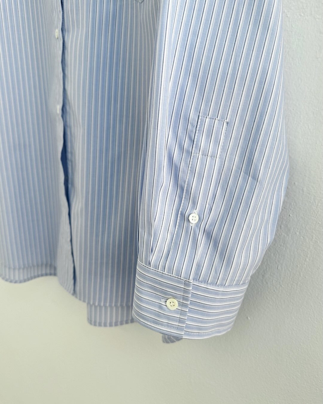 stripe即納 cotton over shirt-5col