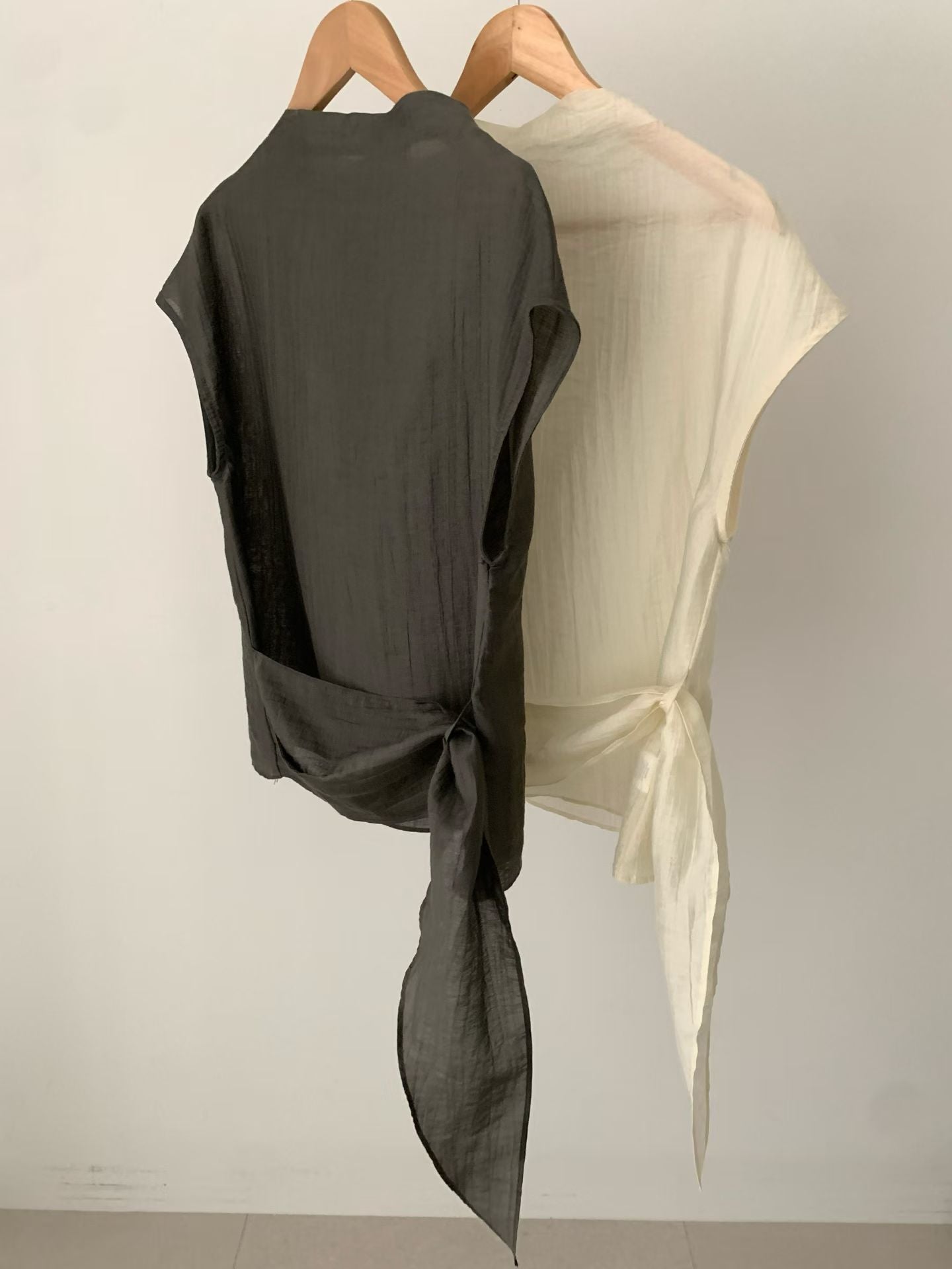 Evel wrap blouse-2col