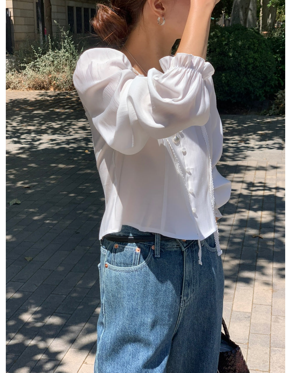 Shining blouse-3col