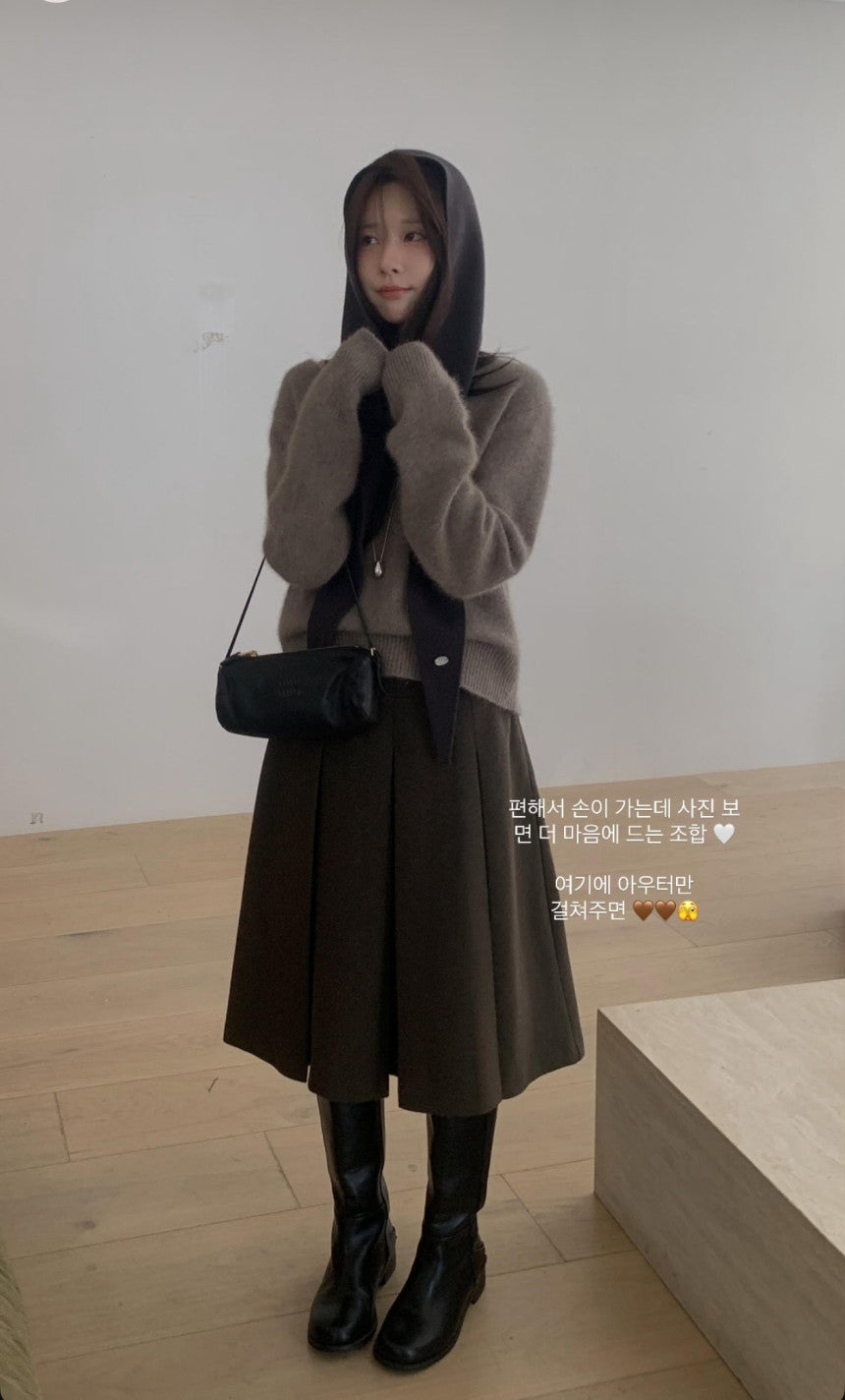 Kanu raccoon fox knit-4col