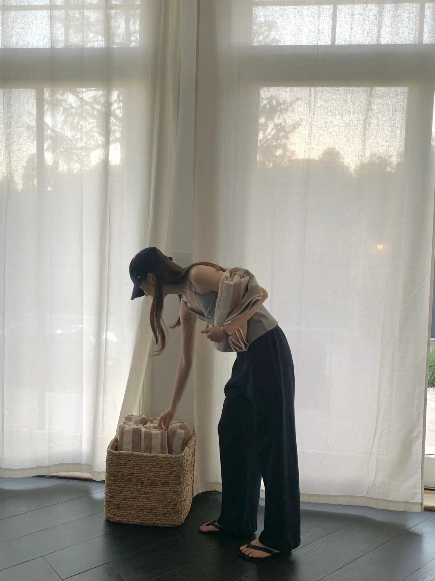 Ounce cozy string jogger pants-2col