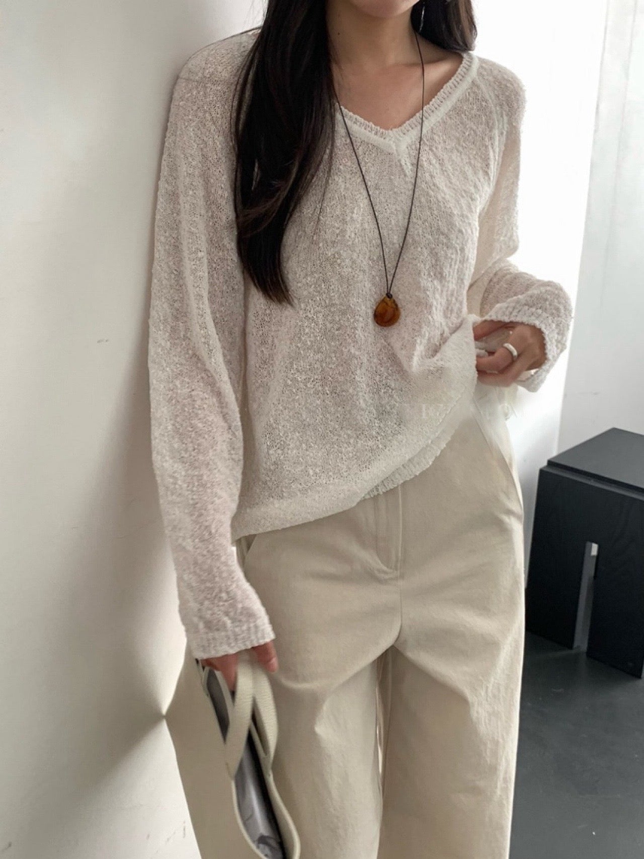 Barnet pullover knit-2col