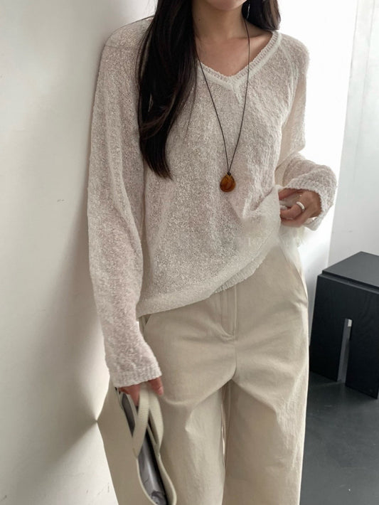 Barnet pullover knit-2col
