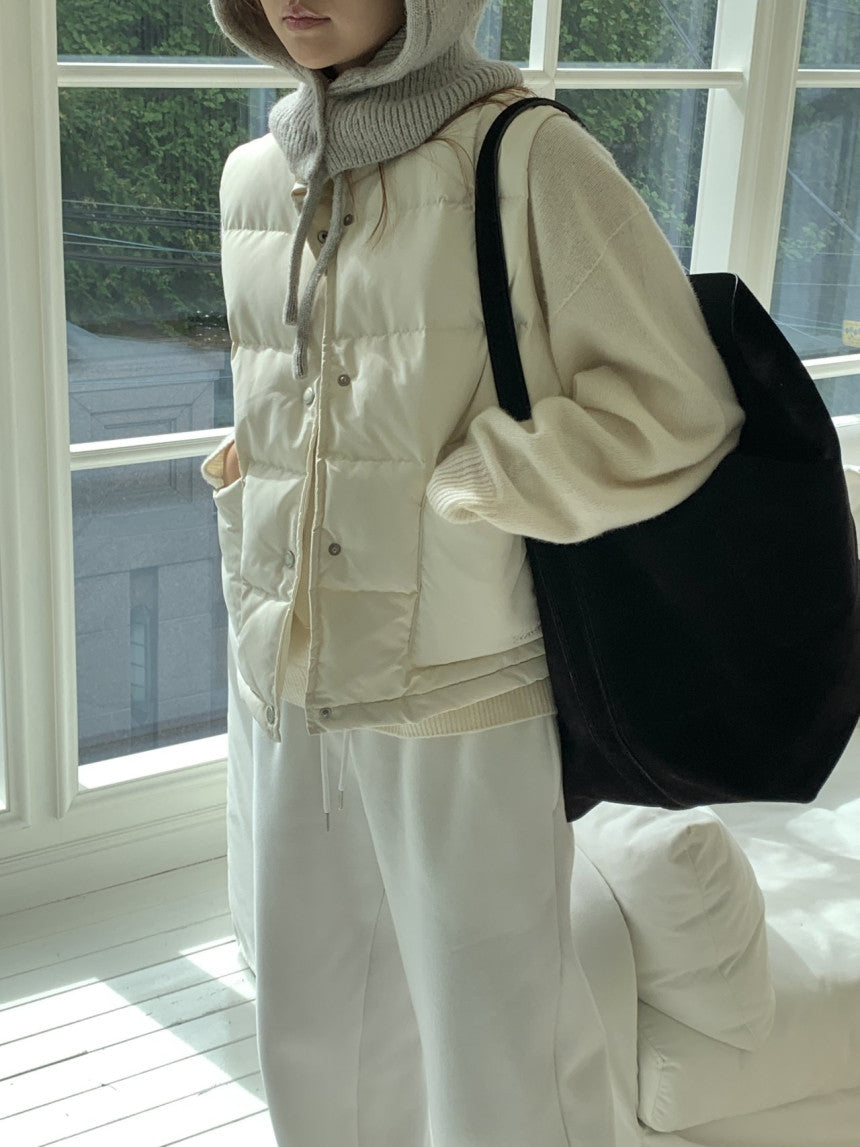 Bloom duckdown vest-3col