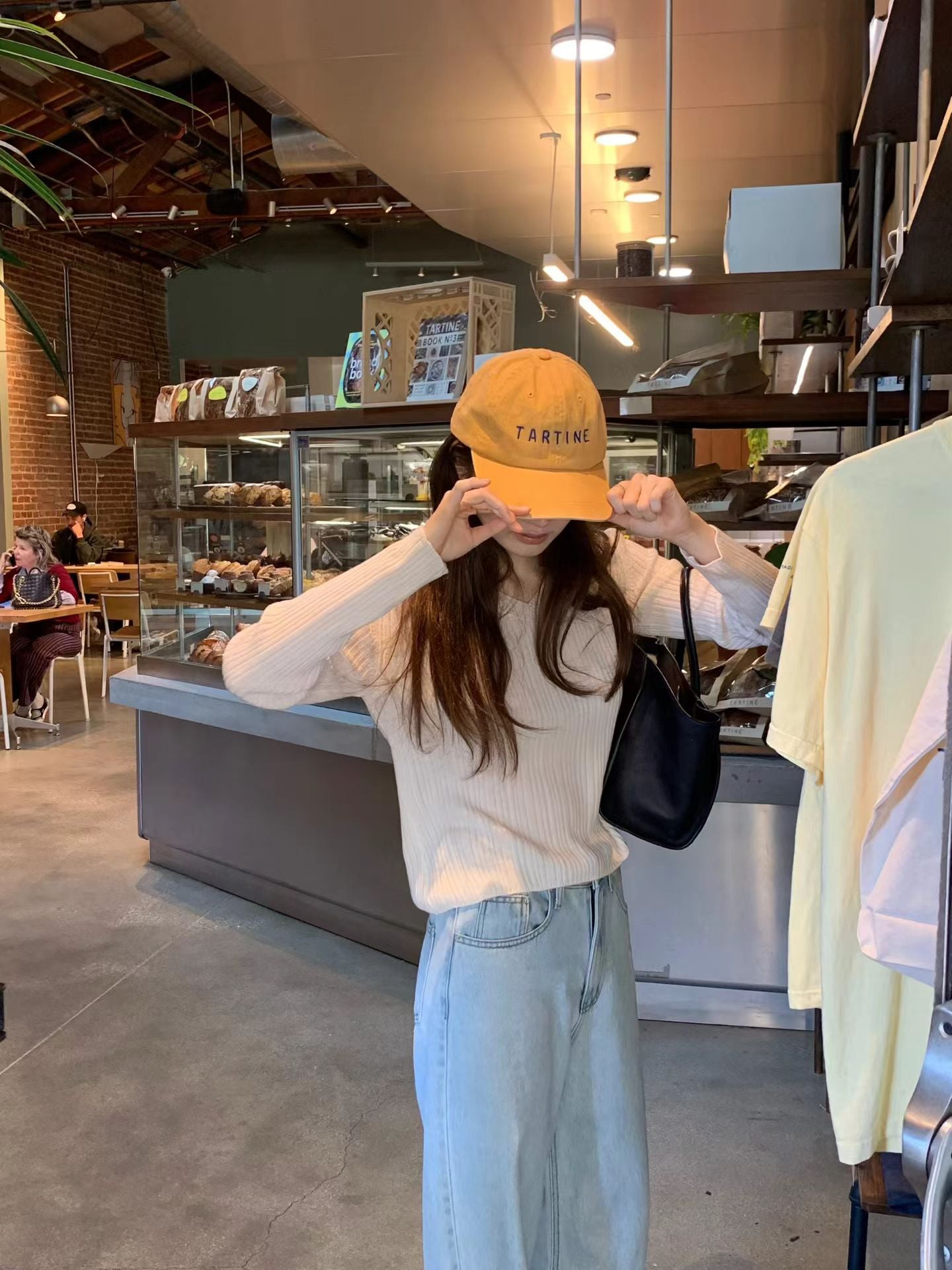 Ounce v neck rib knit-3col