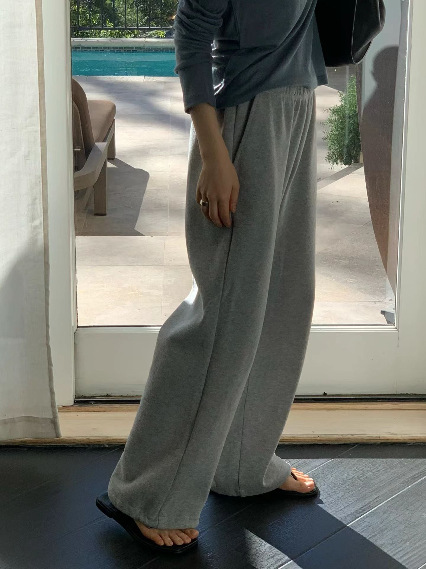 Ounce cozy string jogger pants-2col