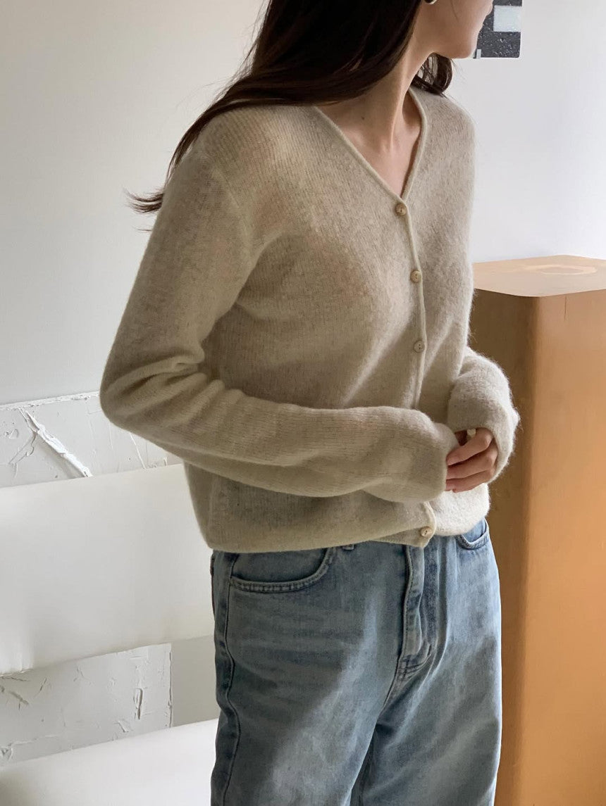 Kozie mohair cardigan-3col