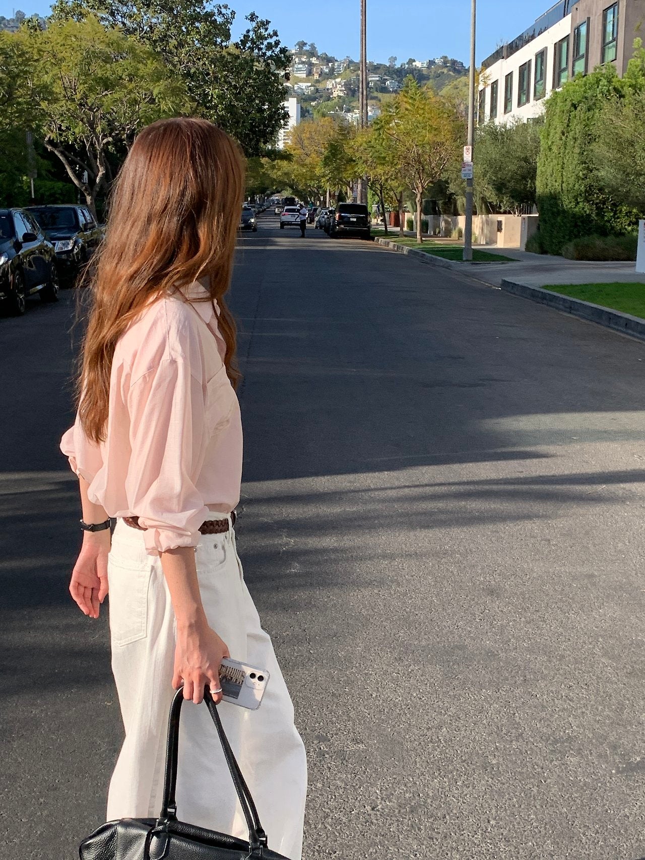 Caren lyocell two-pocket shirt-4col