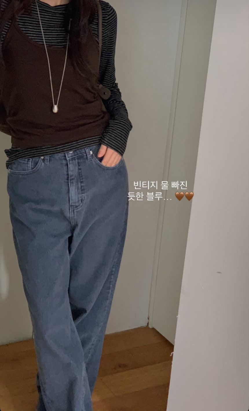 gimo corduroy pants-3col