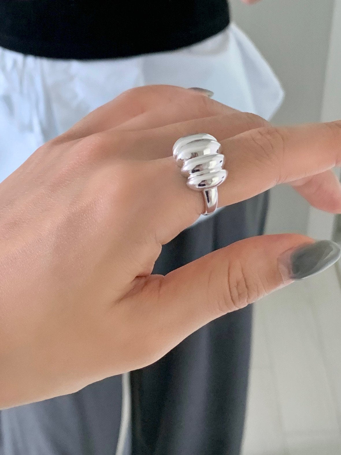 Pumpkin open ring