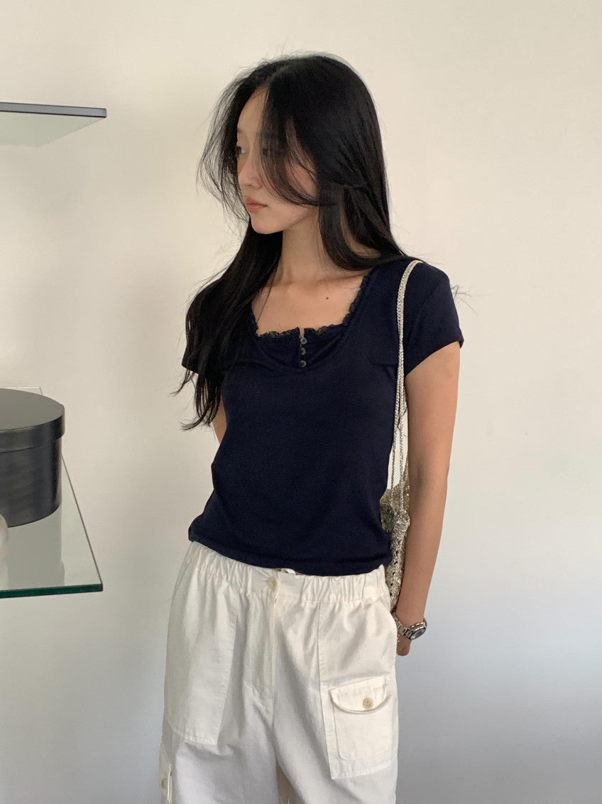 romi lace T-5col