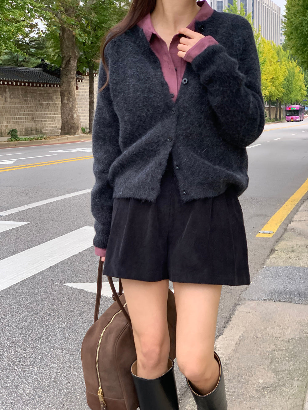 carrot cardigan-4col