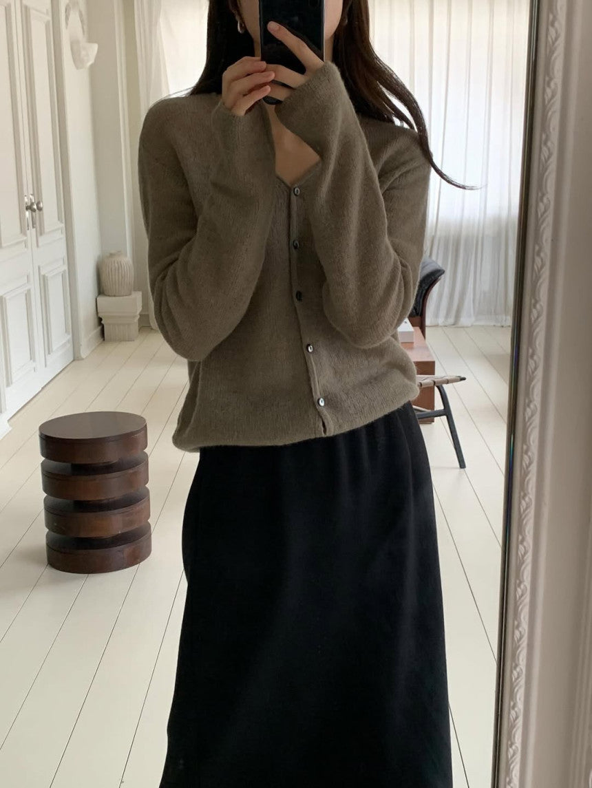 Kozie mohair cardigan-3col
