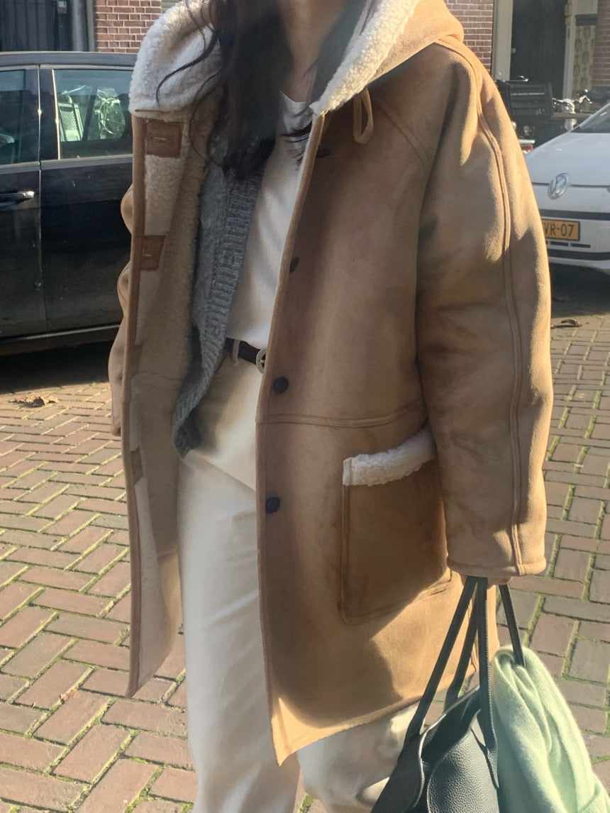 Fitz hoodie shearing half mustang