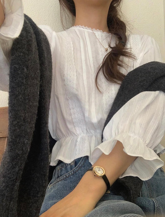 liter aria lace blouse