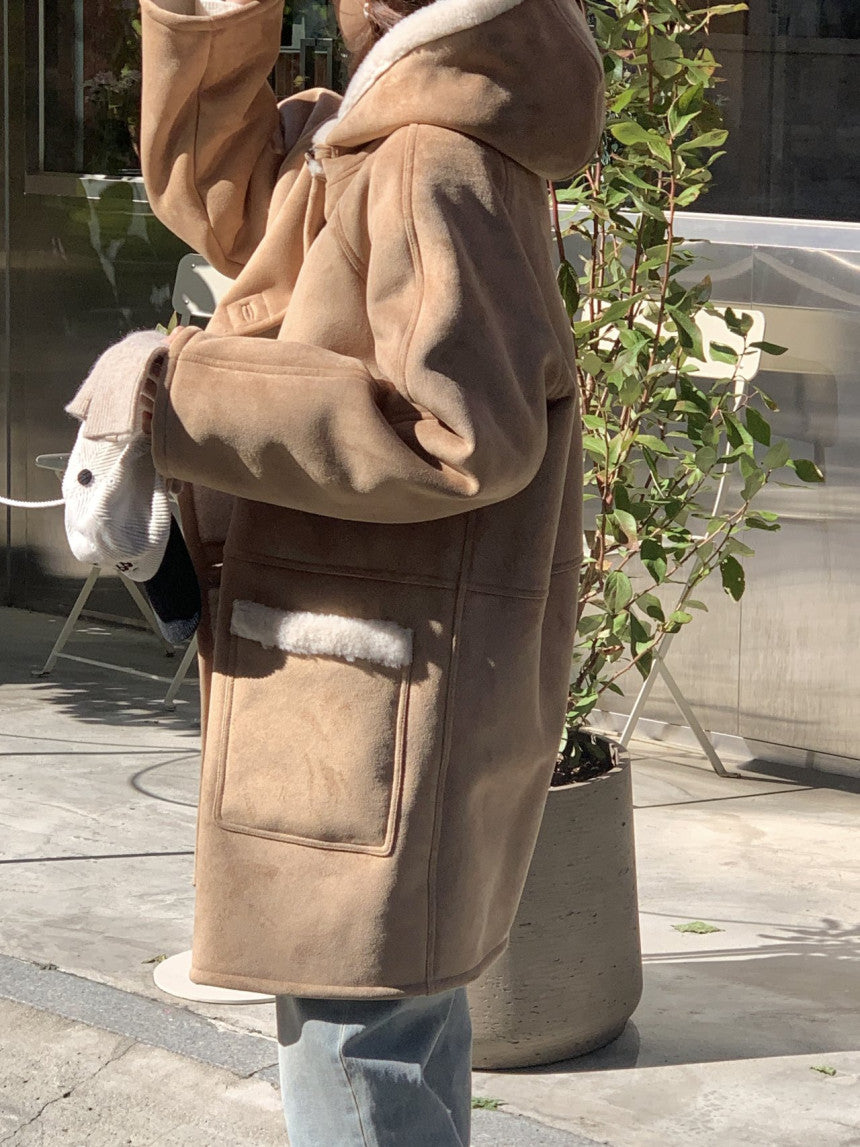 Fitz hoodie shearing half mustang