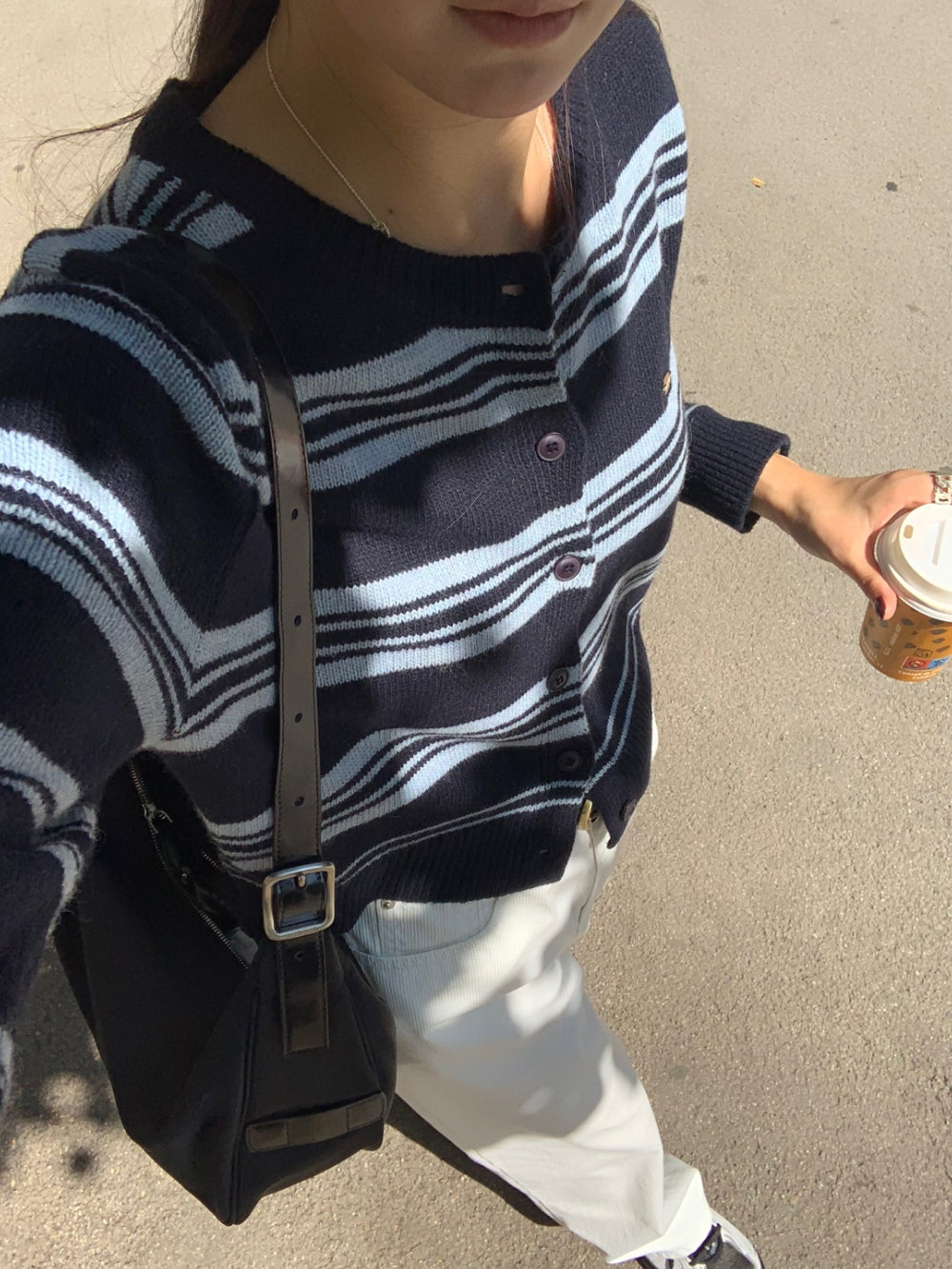 Nordic knit cardigan-4col