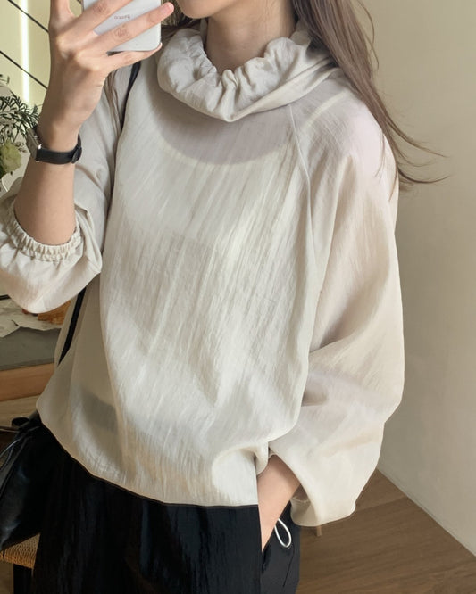 Plum wind high neck follover